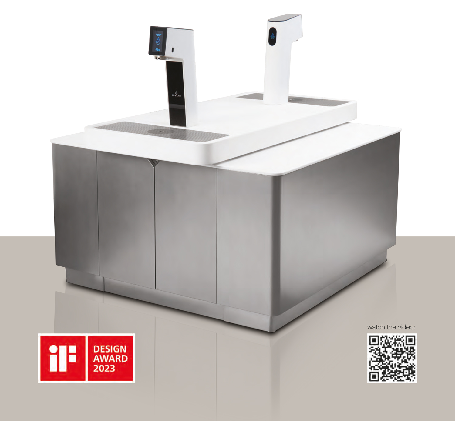 Wasserspender Unico mit KI